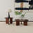 Columbo Brown Round End Table