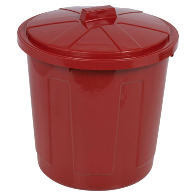 Alaina Plastic Manual Lift Kitchen Trash Can - 21L