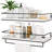Wendi 2 Piece Solid Wood Floating Shelf with Towel Bar