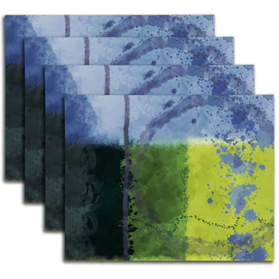 Napperon abstrait en polyester