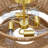 Clouden 20in 4-light Rattan Semi-flush Mount Ceiling Light