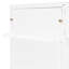 Lits simples blancs à double paroi avec rangement fonctionnel et tablette convertible, parfaits pour les espaces multifonctionnels dans les petites pièces-995935509