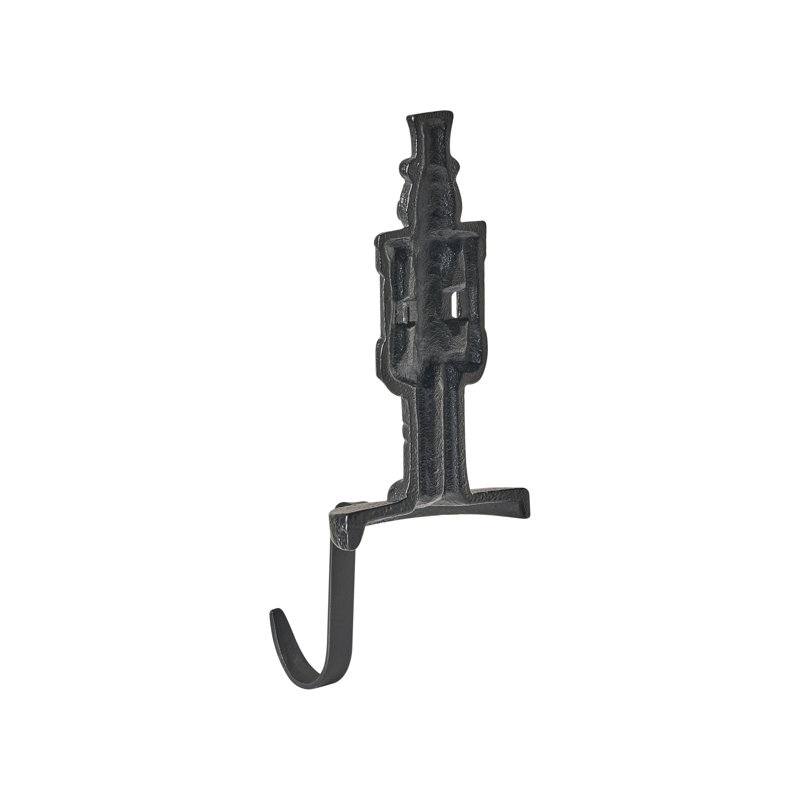 Set of 3 Christmas Stocking Holders KAJAANI Nutcracker 21 cm Black, Black