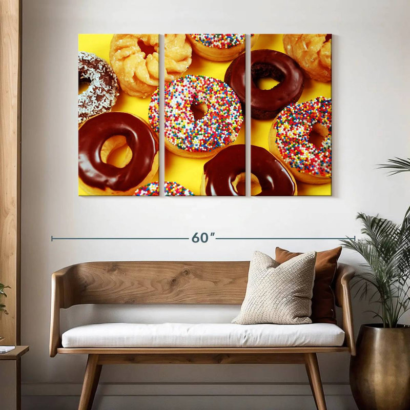 Yarlin Fresh Doughnuts, 32" H x 50" W
