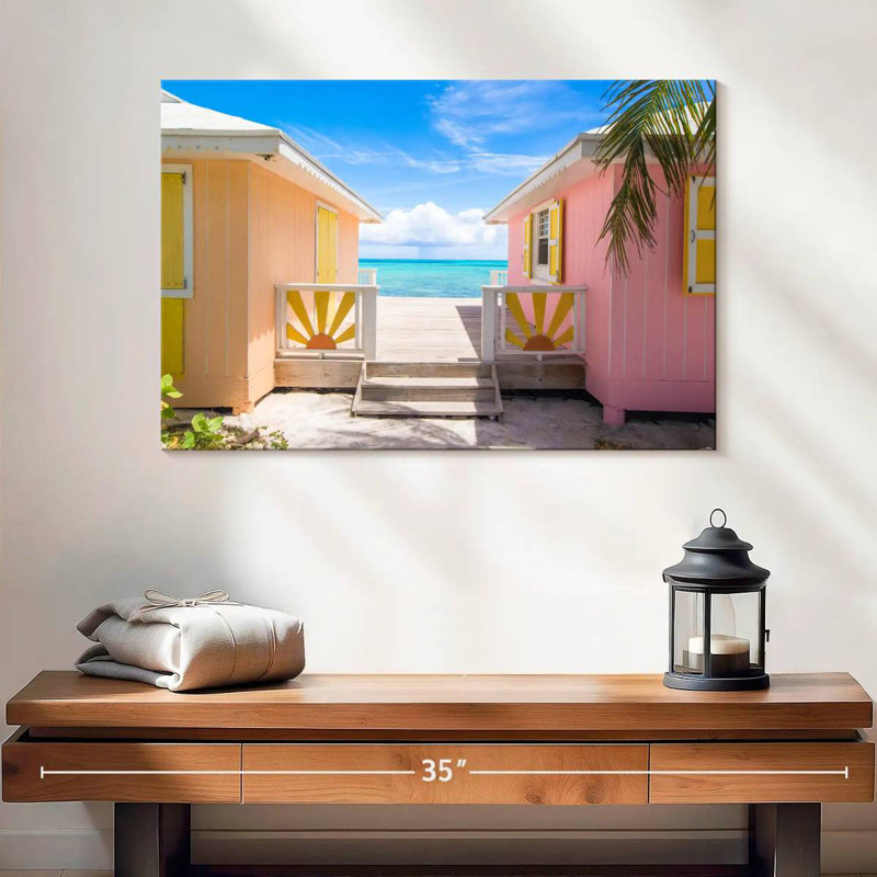 Gillard Pastel Gillard Maisons, H 16 po x l 24 po