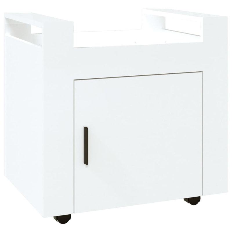 Macknair Secretary Desk, High Gloss White