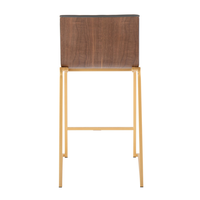 Ensemble de 2 tabourets de bar Mason Mara, Doré