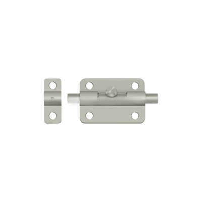 Boulon 3 po Deltana 3BBU15; finition nickel satiné