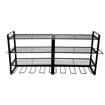 4 Layers 8 Slots Wall Mount Power Tool Organiser Rack