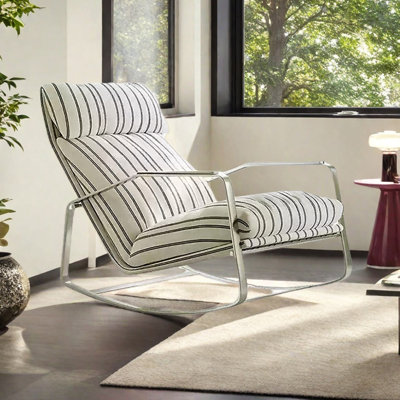 Elegant Home Single Casual High Back Rocking Chair