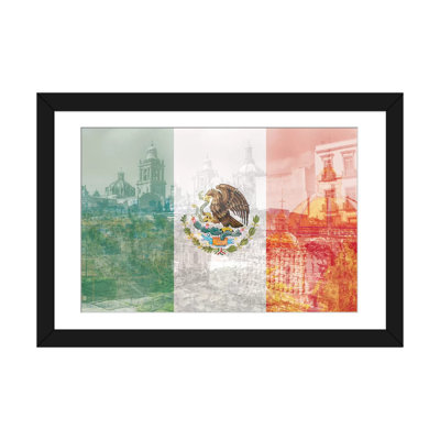 «The City of Palaces - Mexico City - Springboard of the Aztec Empire» par 5by5collective - Impression sur toile tendue sur toile tendue avec châssis