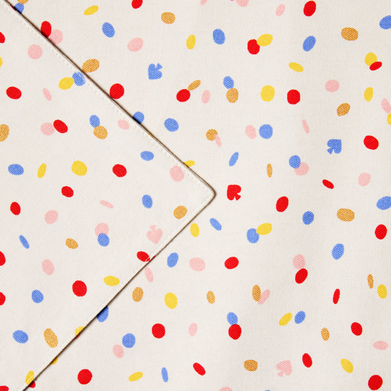 KSNY SPARKLING CONFETTI RN Polka Dots Table Runnner