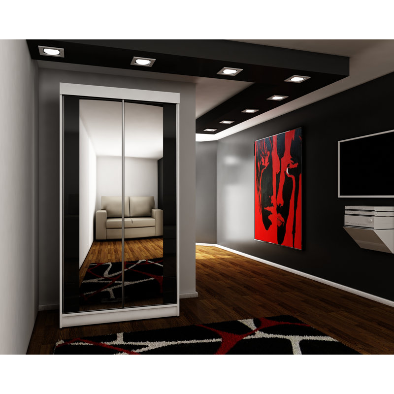 Caelah Wardrobe, White, 200" H x 100" W x 62" D