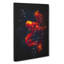 Red Octopus - Wrapped Canvas-56635036