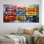 Colorful Echoes Of Cassette Tapes IV Entertainment Wall Decor