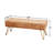 Dariene Faux Fur Upholstered Bench-1583845706