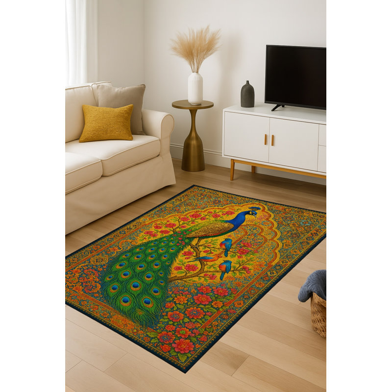 Tapis gris tissé Mosso, 4'11" x 7'7"