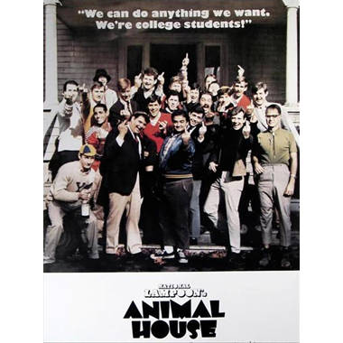 animal house poster college