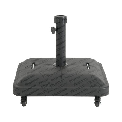 Halea Outdoor 90Pound Square Black Umbrella Base With Wheels