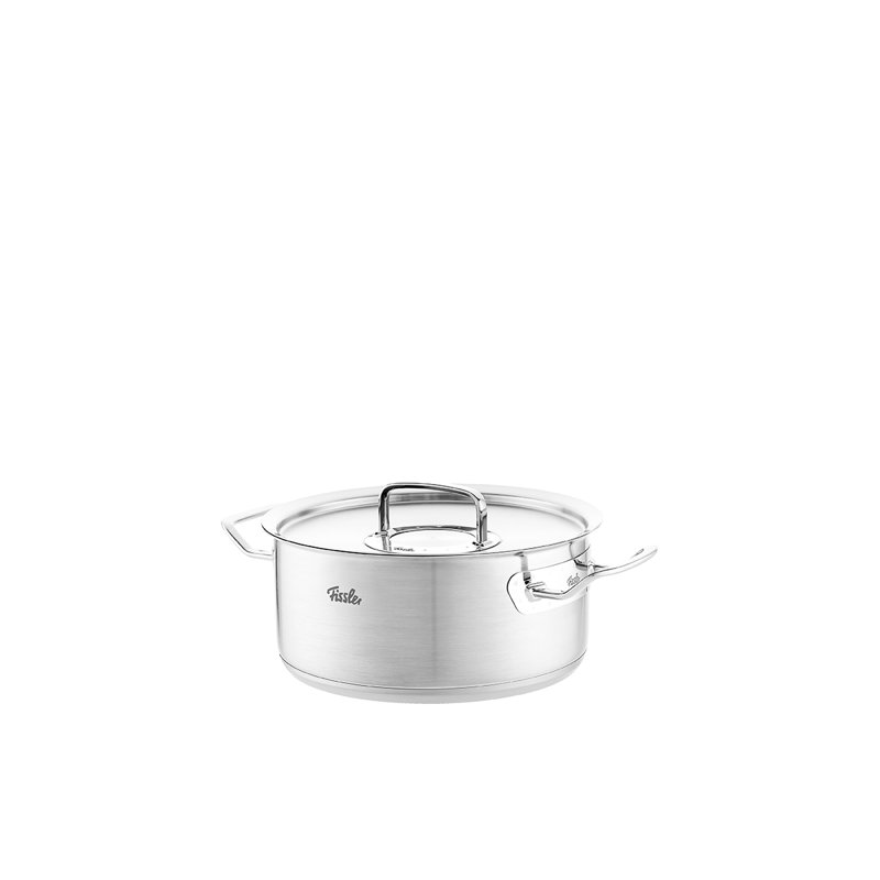 Fissler Original-Profi Collection Stainless Steel Rondeau with Metal Lid, 1.5 qt