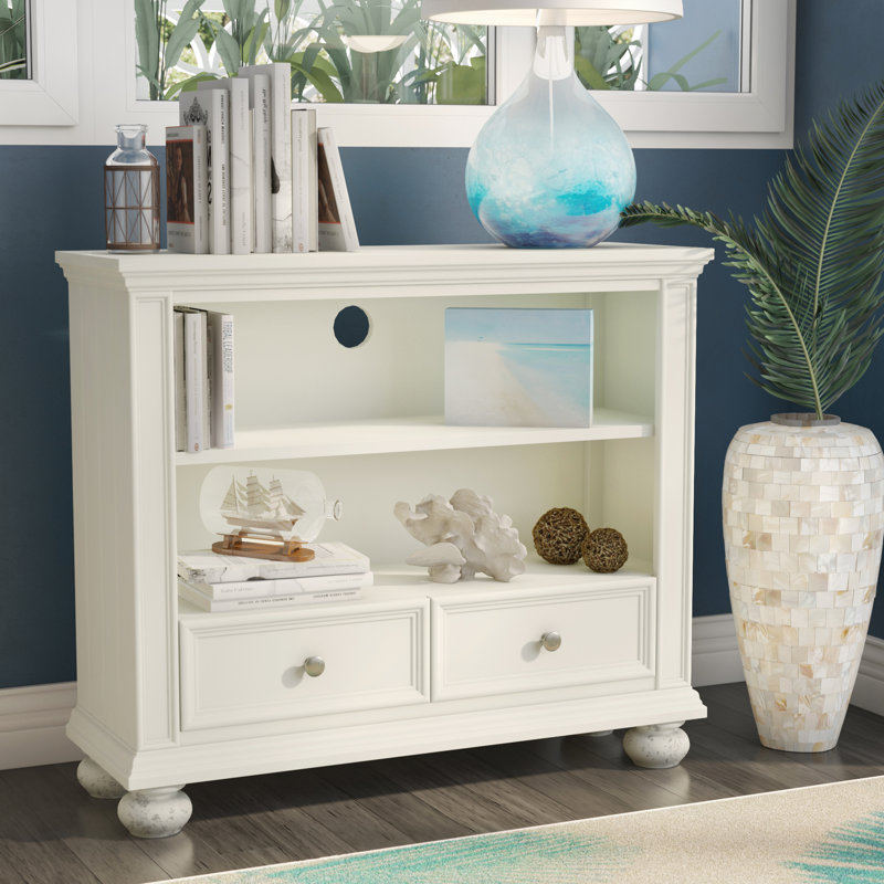 Madero Storage Bookcase, White
