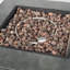 Square Iron Fire Pit, 50000 Heat - Rust-, Matte Finish Design 50,000 Heating Style
