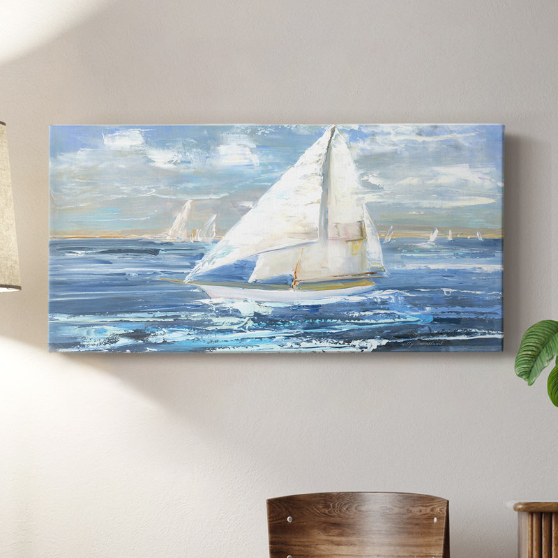 «Rounding Todd's Point», toile tendue avec châssis - Prêt à accrocher, H 16 po x l 32 po