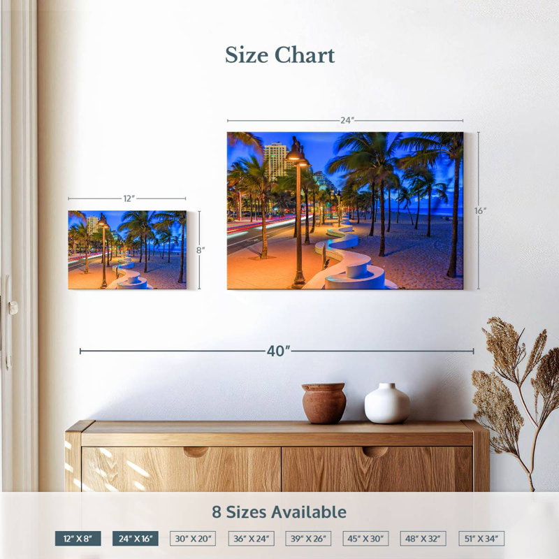 Ravi Fort Lauderdale Beachfront, H 16 po x l 24 po
