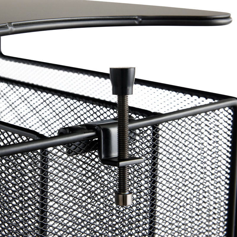 Onyx Mesh Solid Top Vertical Hanging File Folder Sorter