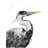 Great Heron Print On Canvas