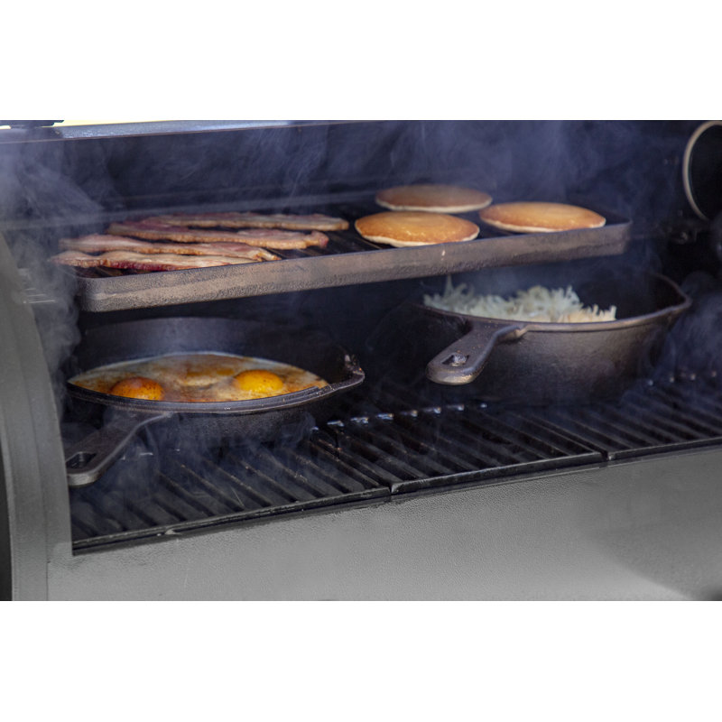Pit Boss Black Cast Iron Non-stick Skillet and Pan Set