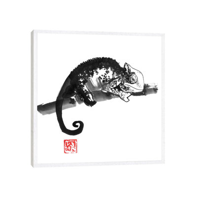 Chameleon by Péchane - Painting on Canvas
