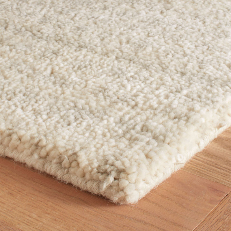 Tapis en laine noué à la main Shepherd Plaster, Rectangle 5 pi x 8 pi