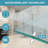 72.01'' W 0.39'' H Reversible Shower Enclosure
