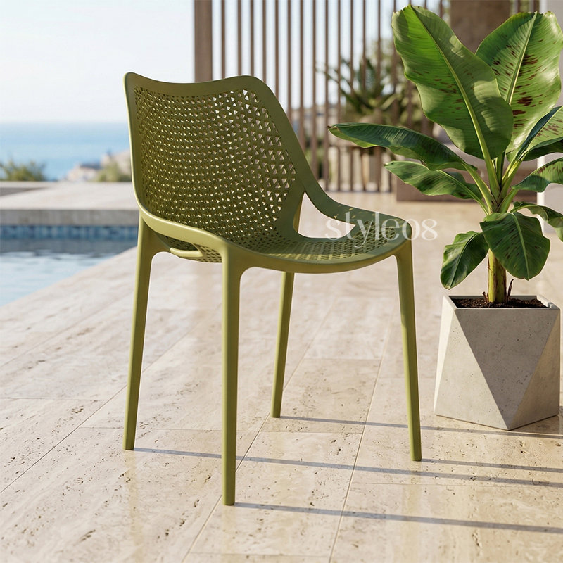 43cm H Side Chair, Green