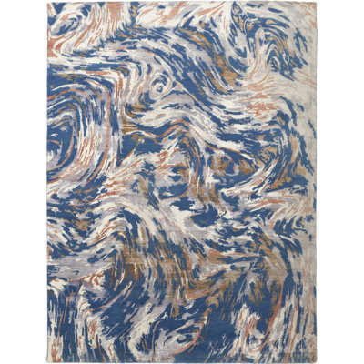 Wool Abstract Area Rug