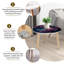 Ensemble de 2 tables basses gigognes Triangle