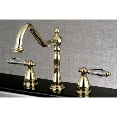 Kingston Brass Wilshire Double-Handle Widespread Kitchen Faucet