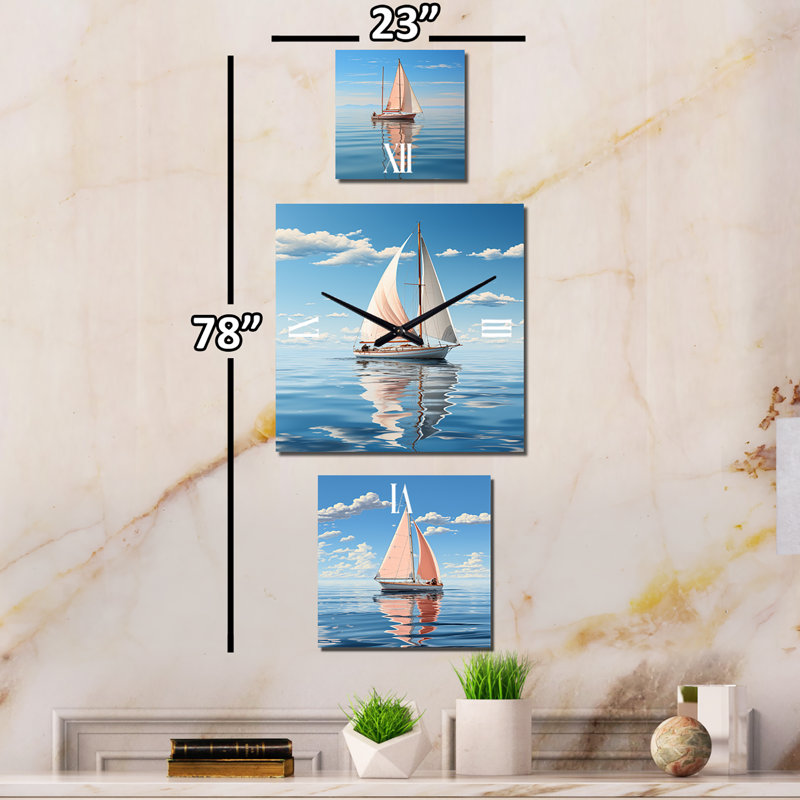 Loowit Metal Wall Clock