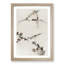 Three Birds Perched on Blossom Branches by Katsushika Hokusai - Framed Print-55769428-55769429
