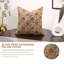 Housse de coussin rouge Fab Fabine, tissu en lin épais Swarna-107396753-107396755