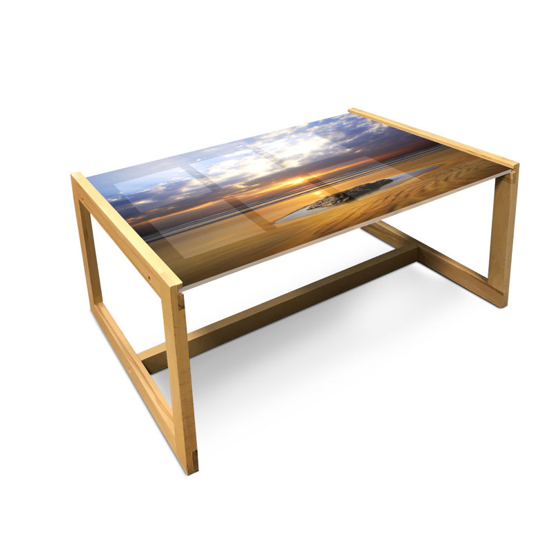 Janade Sled Coffee Table, 90cm H x 62cm W x 40cm D