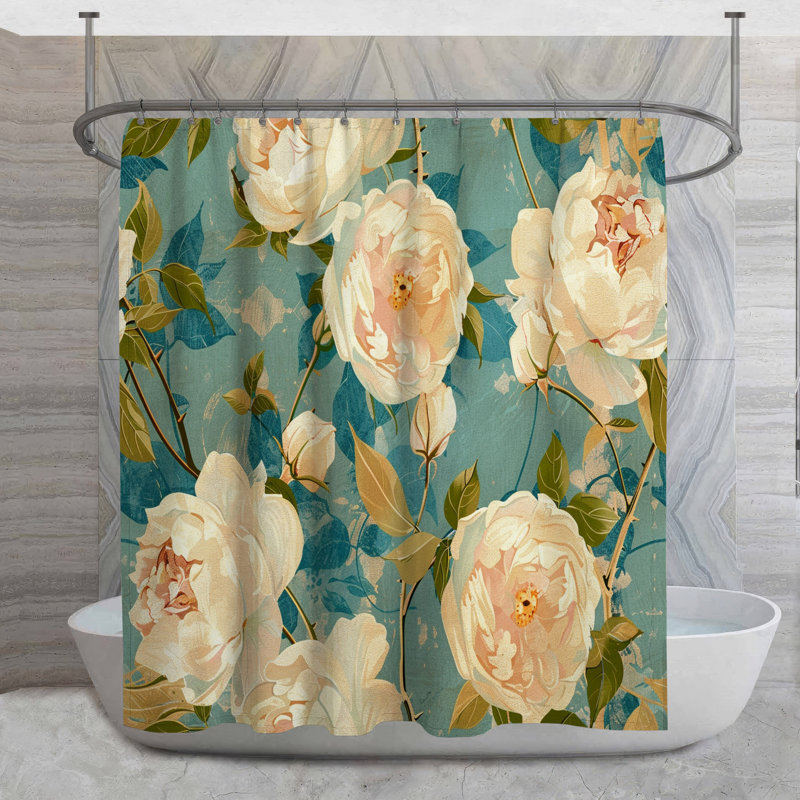 Chinasa Shower Curtain, 93"H x 70"W