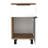 Nightstand Maryland Z, One Drawer, One Cabinet, Pine / White Finish-395928211