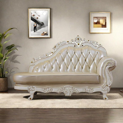 Hand-carved solid wood chair