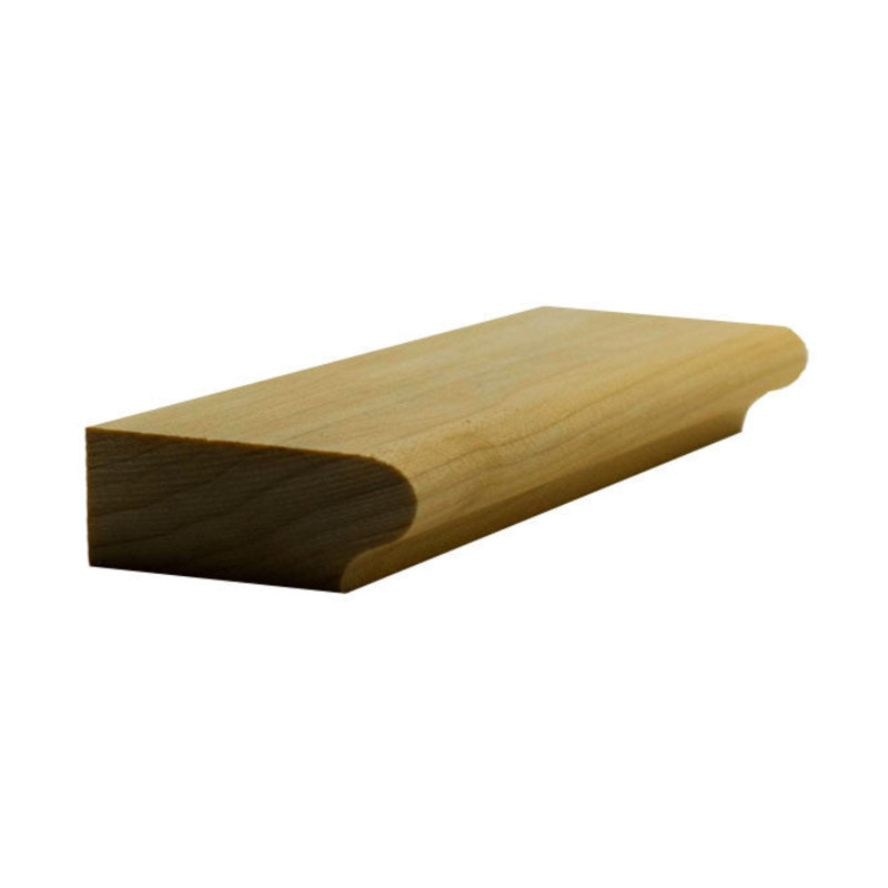 Tabouret Colonial 2 "de large x 3/4". Sans finition, L 2 po x H 0,75 po x P 94 po, Peuplier