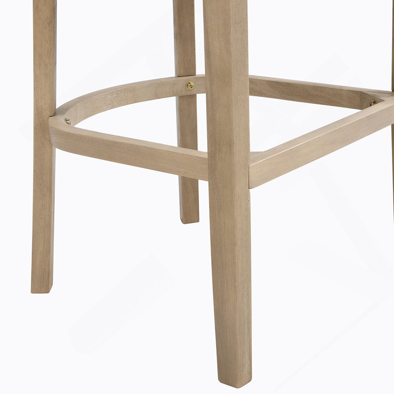 Tabourets de bar (ensemble de 2), Naturel