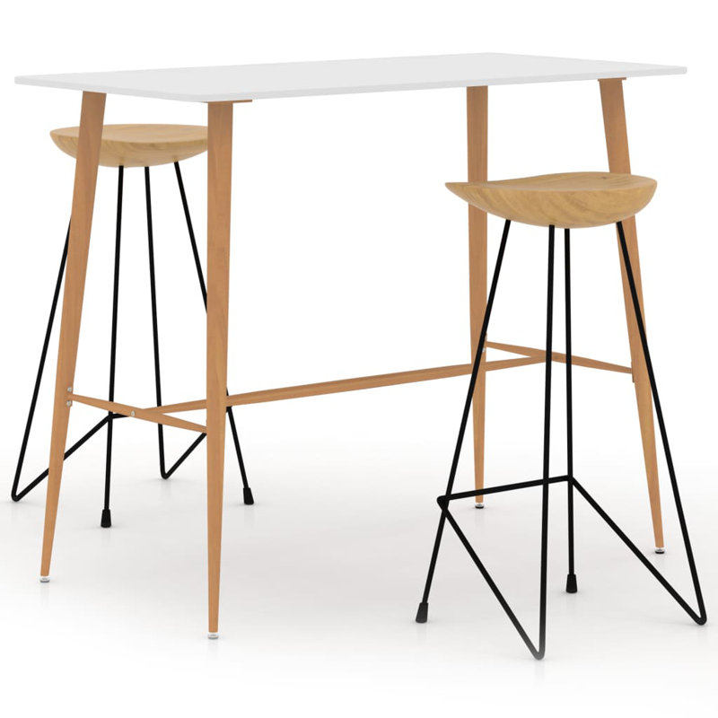Jaran 2 - Person Dining Set, White
