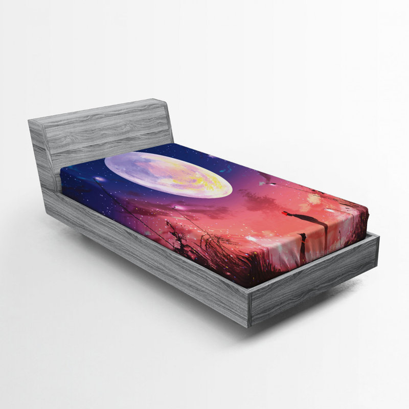 Drap-housse en microfibre Fantasy, Drap-housse simple TG