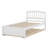 Platform Bed Wood Bed Frame With Trundle-1474727195